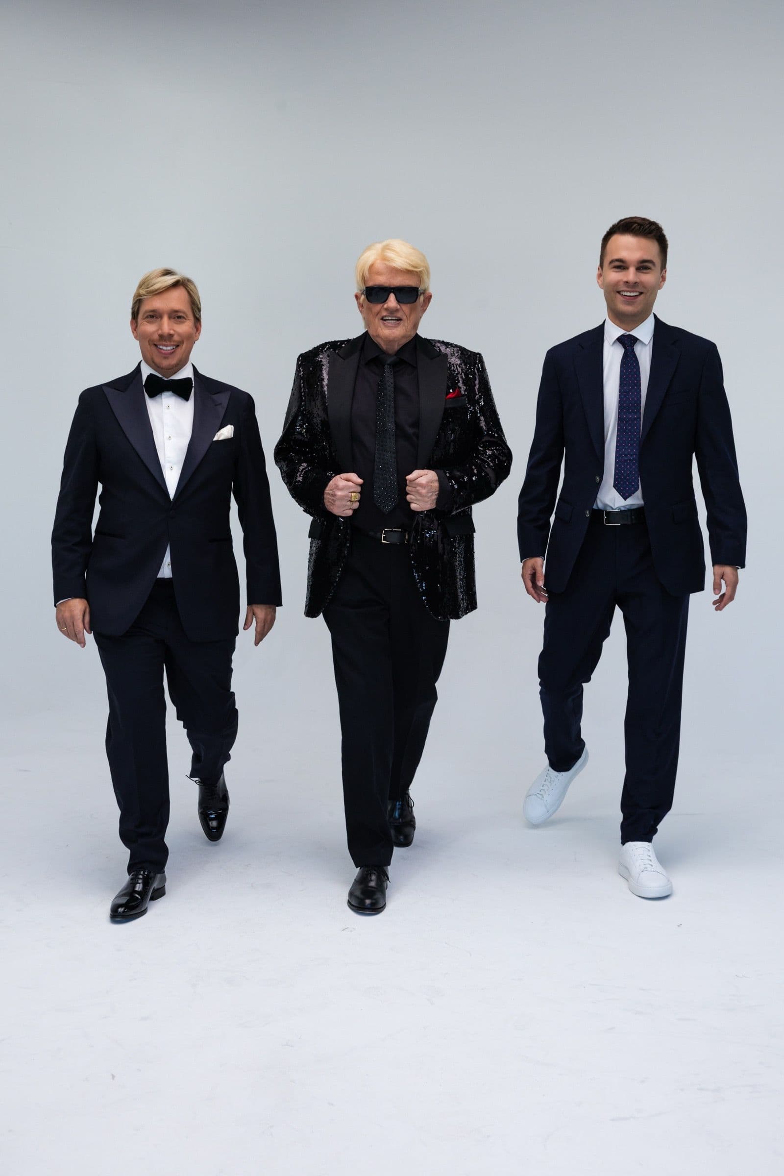 Mit Heino und Benedict Bartsch im Studio